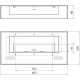 Biokominek wkład do kominka tradycyjnego SimpleBox o szerokości 400mm