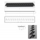 Palnik 840 mm zig-zag biokominek