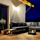 Biokominek Nice-House Sunset Garden czarny na taras i na stół