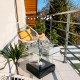 Biokominek Nice-House Sunset Garden czarny na taras i na stół