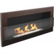 Biokominek Nice-House brązowy 90x40cm z szybą z certyfikatem bezpieczeństwa tüv